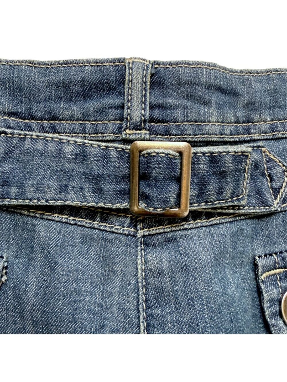 AVENUE Jean Skirt Plus Size 22 Blue Denim Long Midi Boho Western Casual NWT - Picture 8 of 12